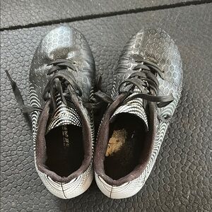 Black and White Men's Athletic Shoes